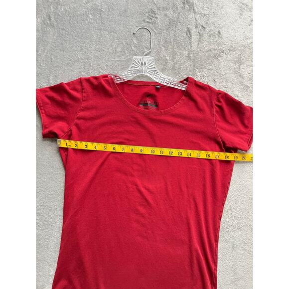 Alphalete Red TShirt Top Womens Small Short Sleeved Stretchy Workout Exercise - Picture 8 of 9